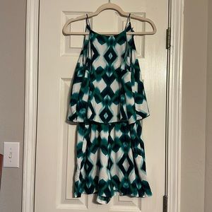 Green/blue romper